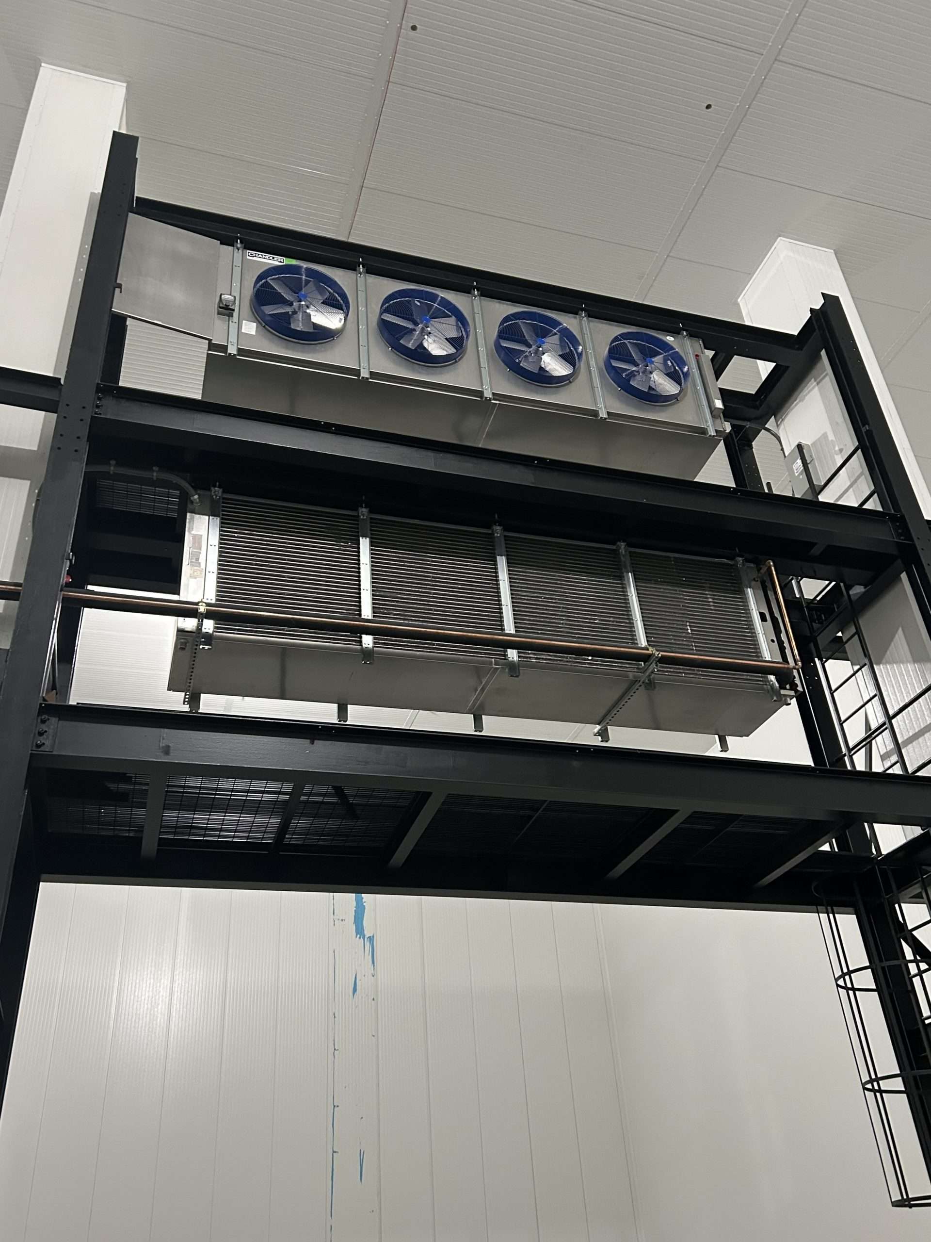 Commercial refrigeration evaporator installation by SS Service Corp